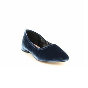 Avec Les Filles Myrina Blue Velvet Ballet Flats